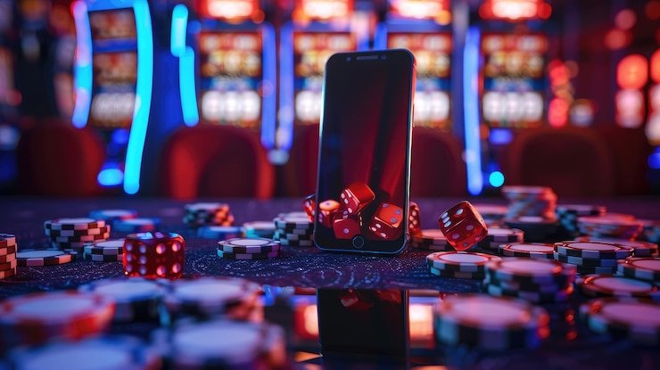 Layar ponsel menampilkan detail pertandingan esports dan opsi taruhan pada sbobet365